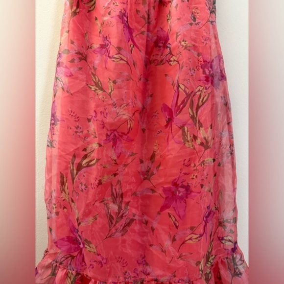 Buddy Love Dayton Floral Strapless Mermaid Maxi Dress in Pink - S - Picture 6 of 12